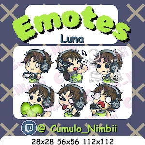 Luna | The First Descendant | Twitch | Discord |Emotes (6)