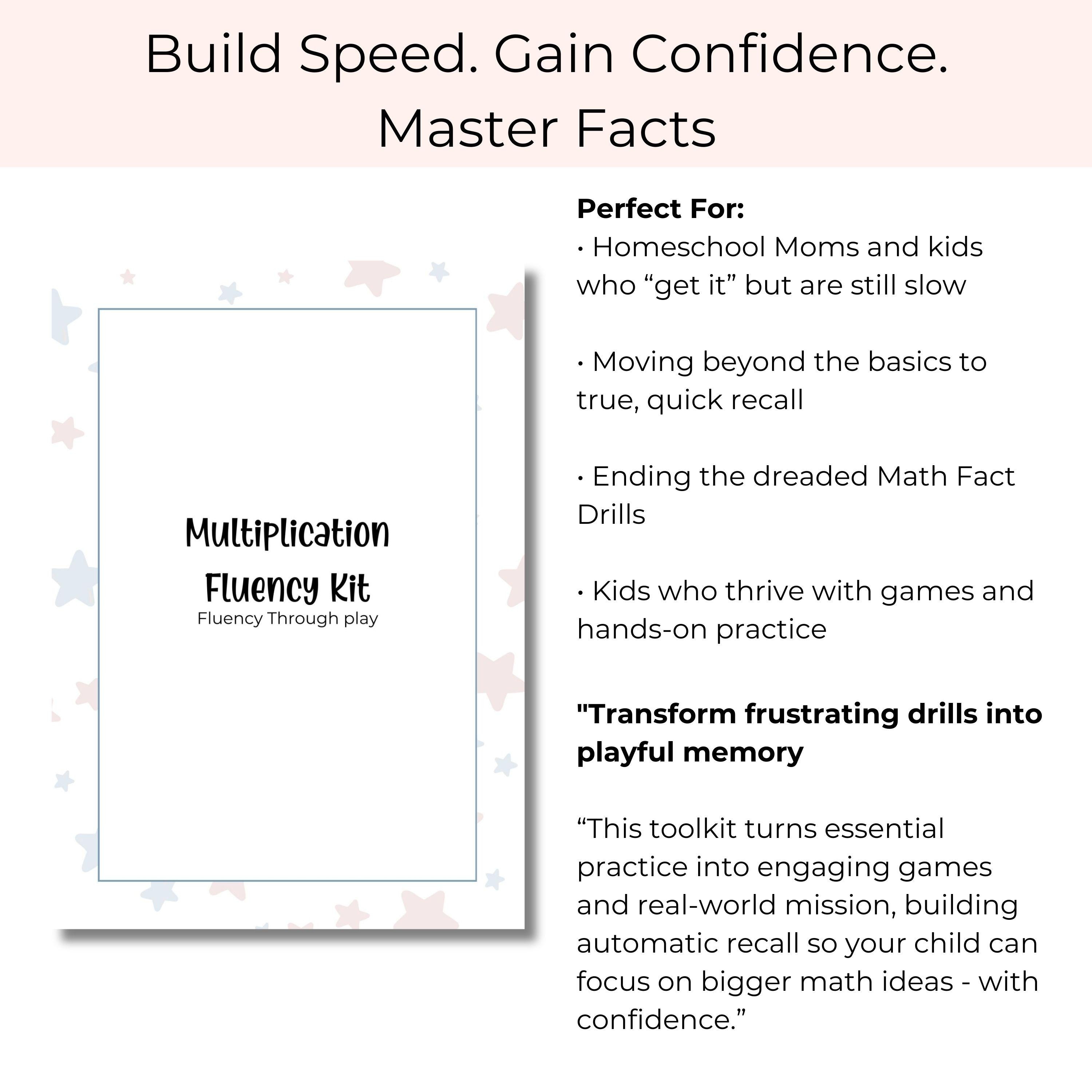 Multiplication Fluency Games Bundle, Multiplication Games Printable ...