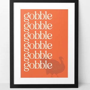 thanksgiving art | turkey art | autumn wall art | thanksgiving decor | fall decor | printable art | digital prints | downloadable prints