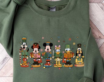 Mickey and Friends Nutcracker Sweatshirt, Disneyland Xmas Shirt, Disney Trip Sweater, Disney Friends Tee, Xmas Holiday T-Shirt