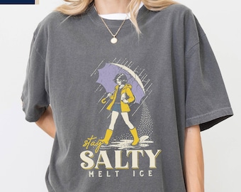Stay Salty Melt ICE Comfort Colors T-Shirt, Abolish ICE Shirt, Social Justice Tee, Pro Immigration Shirt, Anti Trump Tee