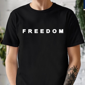 Charlie Kirk Bold Freedom Unisex T-Shirt, Conservative Politic Activist Sweatshirt, Maga Supporter, Pray For Charlie Kirk, Social Justice