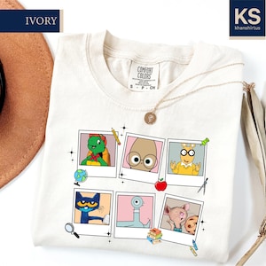 Read Children&#39;s Books Comfort Colors T-Shirt, Back to School Tee, Kindergarten Teacher T-Shirt, Main Character Energy Shirt