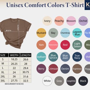 a t - shirt with different colors and sizes