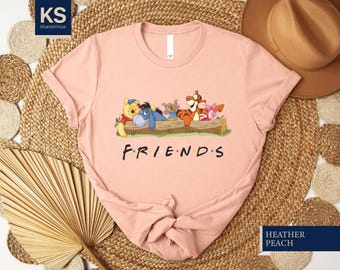 Winnie The Pooh Friends Shirt, Pooh And Friends Sweatshirt, Disneyland Trip Sweater, Family Vacation Tee, Disney Pooh Bear T-Shirt