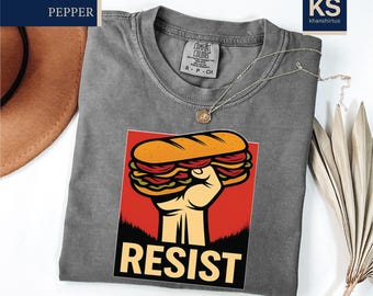 Free DC Resist Federal Overreach Protest T-Shirt, Anti Trump Comfort Colors Shirt, Free America Shirt, American Sandwich Guy Shirt