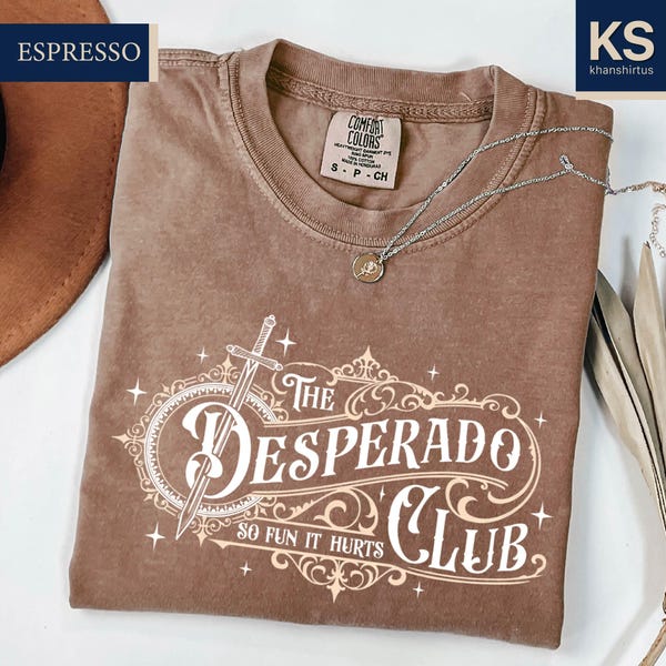 The Desperado Club Comfort Colors T-Shirt, New Achievement Carl Shirt, Fantasy Booktok Gift, Dungeon Crawler Carl Tee