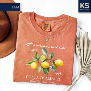 a t - shirt with a picture of two lemons on it