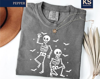Slightly Subtle Anti Trump Comfort Colors Shirt, Halloween Skeleton Shirt, Funny FDT Shirt, Spooky Season, Political Halloween Shirt