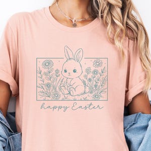 Cute Easter Bunny Shirt, Bunny Ears Shirt, Cute Bunny Shirt, Rabbit Tee, Happy Easter Day Gift, Easter Shirt, Cute Easter Shirt
