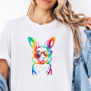 Funny Easter Shirt, Bunny Ears Shirt, Cute Bunny Shirt, Rabbit Tee, Happy Easter Day Gift, Easter Shirt, Cute Easter Shirt