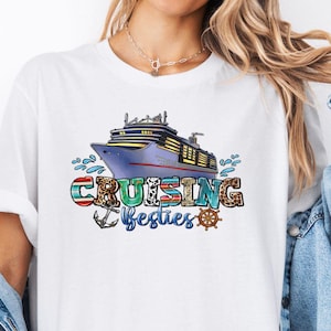 Cruising Besties Shirt,Best Friends Cruise Gift, Besties Gone Cruising,Besties Vacation Outfit,Cruising Friends Tee, Friends Cruise Ship Tee