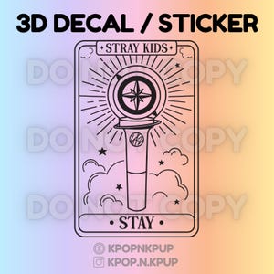 STRAY KIDS | STAY Lightstick Tarot 3D Decal / Sticker