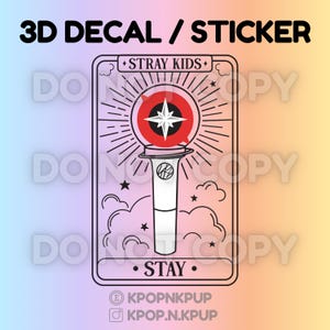 STRAY KIDS | STAY Lightstick Tarot 3D Decal / Sticker