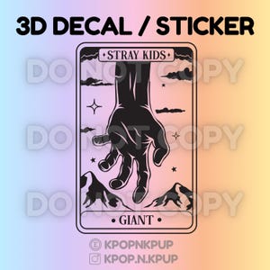 STRAY KIDS | GIANT Tarot 3D Decal / Sticker