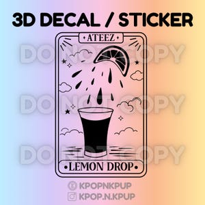 ATEEZ | LEMON DROP Tarot 3D Decal / Sticker
