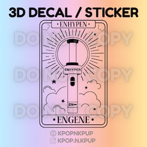 ENHYPEN | ENGENE Lightstick Tarot 3D Decal / Sticker