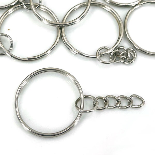 Double Chain Key Rings Key Chain Rings - Etsy