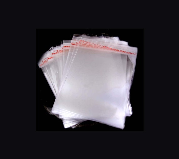 100 Ultra Clear OPP Self-Adhesive Seal Plastic Bags – 2 X 3 Inches – Peel & Seal