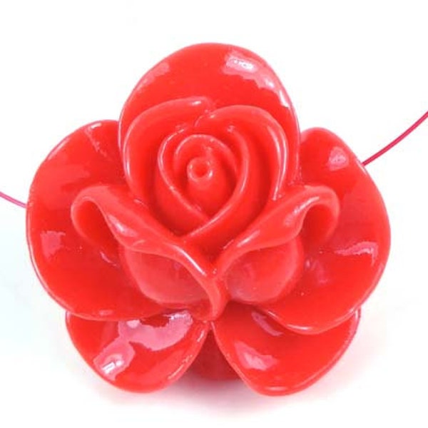 Coral Rose Flower Etsy