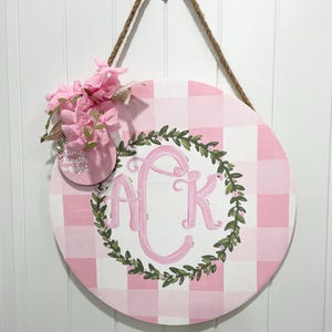 Baby Girl Hospital Door Hanger