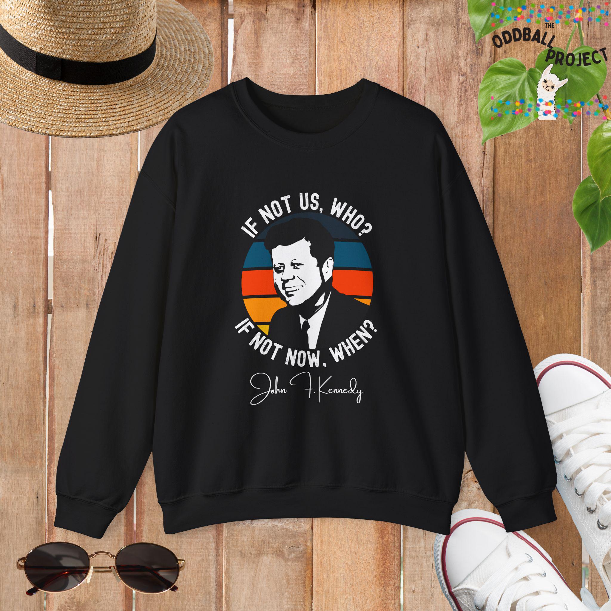 Vintage JFK Sunset Sweatshirt: Retro John F. Kennedy Crewneck - Etsy