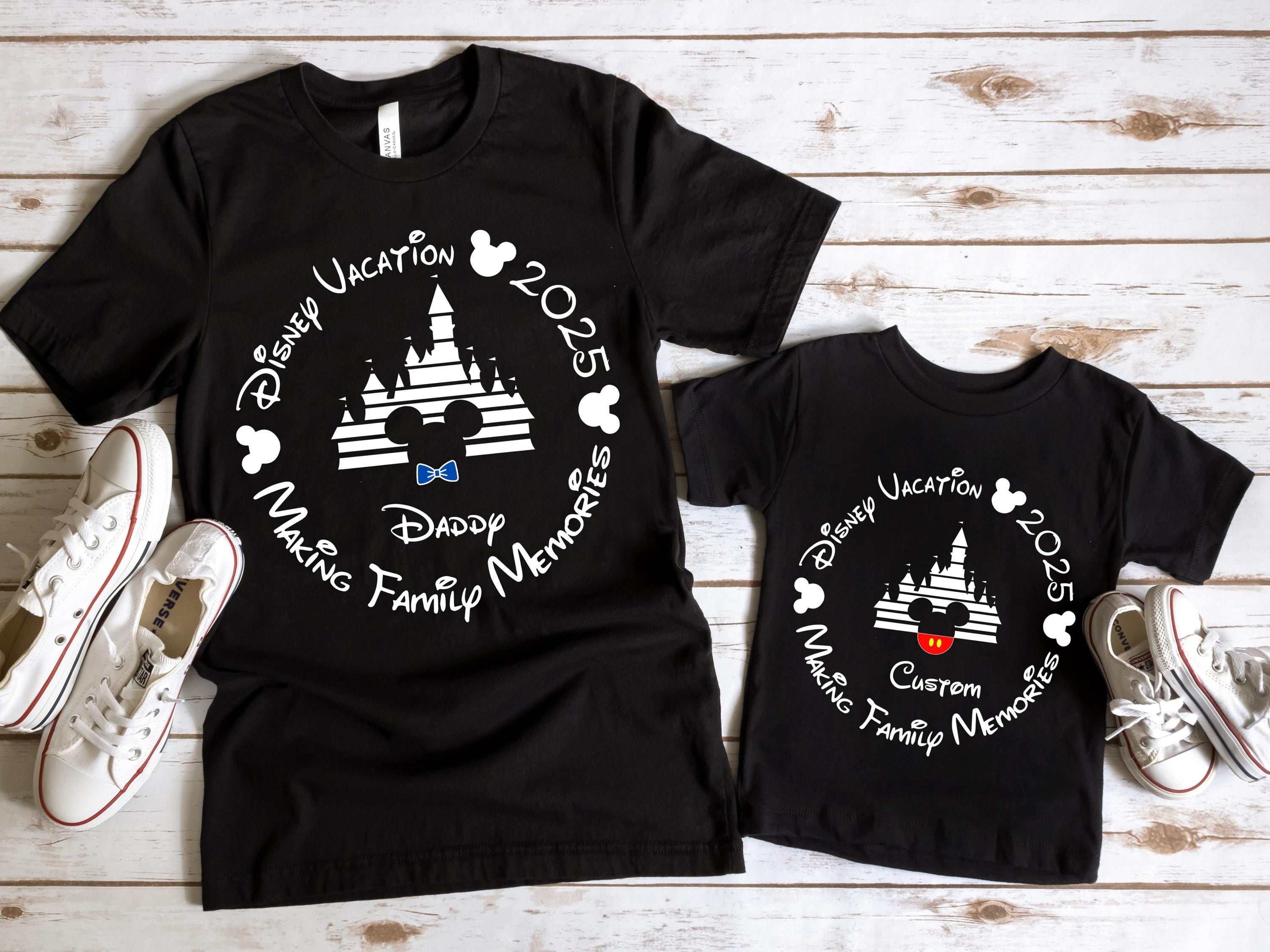 Custom Disney Vacation 2025 Family Shirts, Making Family Memories shirts, Disney Squad Shirts,Disney 2025 Family Shirt, Family Disney Shirts