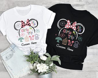 Custom Disney Girls Trip Shirt, 2025-2026 Vacation Tee