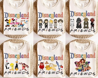 Disney Friends Shirt, Mickey Friends Shirt, Toy Story Shirt, Star Wars Shirt, Disney Princess Shirt, Disneyland Family Matching Shirt