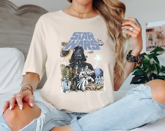 Retro Star Wars Disney Unisex T-Shirt, Family Trip Shirt