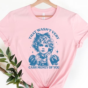 Funny Meme Sweatshirt: Retro Girl Crewneck - Cash Money