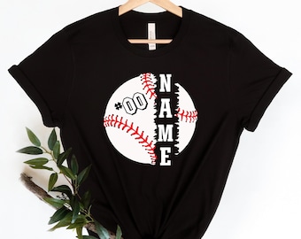 Baseball Shirt, Custom Baseball Shirt, Baseball Team Name Shirt, Mom Baseball Shirts, Mom Tees, Baseball Lover, Personalized Baseball Shirt