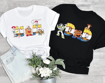 Disney Toy Story Mom Dad T-Shirt, Family Trip Matching Tee