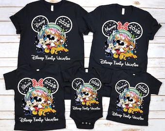 Disney Trip Shirts, Custom Disney Family Shirts 2026, Disneyland Family Shirts, Disney Matching Shirts, Disney Minnie Mickey Shirts