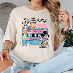 The Best Of 1985 Mickey Sweatshirt, Vintage Mickey and Minnie Shirt, Disney Limited Edition T-Shirt, 40th Birthday Tee, Disney Top 40 Hits