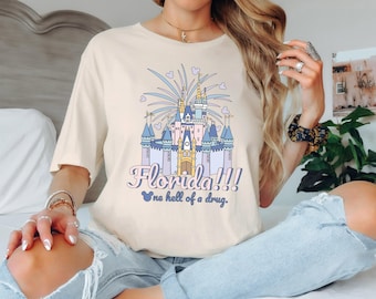 Disney Castle T-Shirt, Florida Trip, Family Vacation Tee