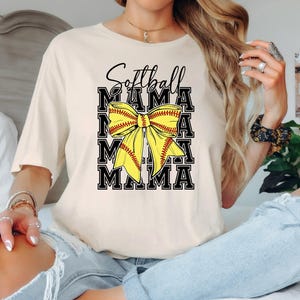 Cute Softball Mama Shirt, Mothers Day Gift For Softball Mom, Gift For Softball Lover Mom Shirt, Softball Season Mom Shirt, Mothers Day Shirt