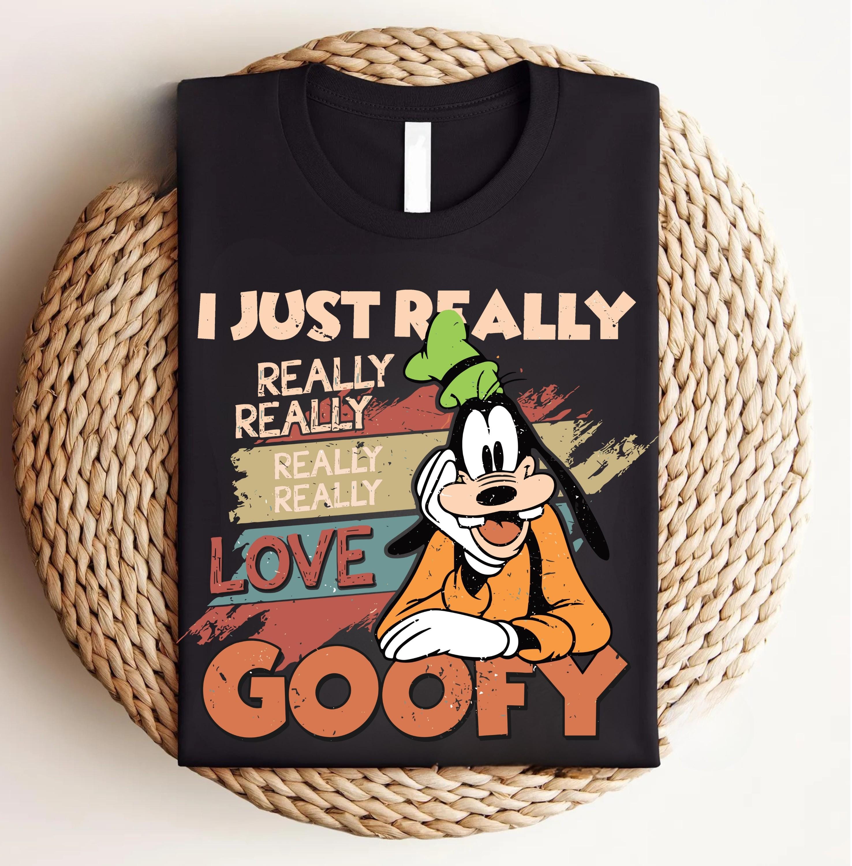 I Just Really Love Goofy Shirt, Goofy Dog Shirt, Love Disney Shirt,  Disney Character Shirt, Goofy Gifts for Her, Cute Goofy Shirt