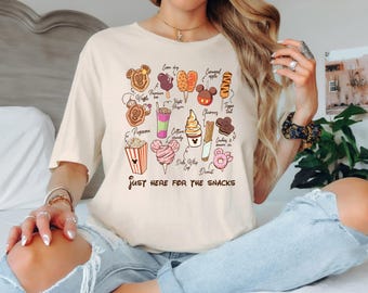 Disney Snacks Shirt, Mickey and Friends Tee, WDW Family Trip