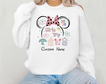 Custom Disney Girls Trip Sweatshirt, Vacation Group Shirt