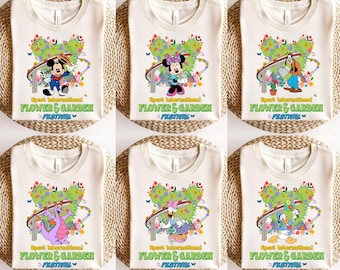 Disney Epcot Flower & Garden Festival Shirt: Mickey and Friends