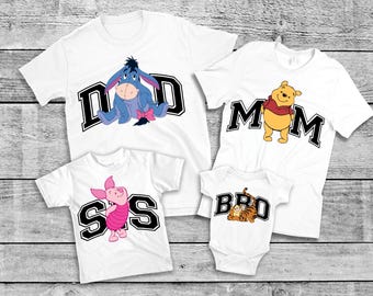 Winnie the Pooh Family Shirts: Matching Disney Trip Tees
