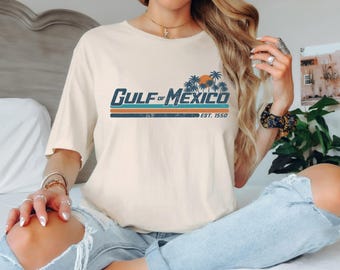 Gulf of Mexico Shirt: Historical Map Tee, Mexico Lover Gift
