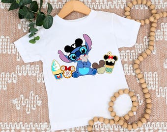 Disney Stitch Best Day Ever, Disney Snacks Shirt, Stitch Snacks Shirt, Kids Disneyworld Shirts, Disneyland Trip Shirt, Disney Toodler Tee