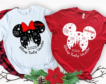 Disney Vacation Family Shirts, Personalized Disney Vacation 2026 Shirts, Disney Magical Castle Shirts, Custom Disney Family Matching Shirts
