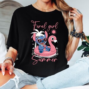 Stitch Summer Vibes T-Shirt, Stitch Summer Shirt, Summer Vibes Shirt, Disney Summer Shirt,  Disney Family Shirt, Disney Vacation Shirt