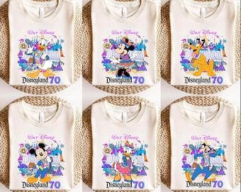 Disneyland 70th Anniversary Shirt, Disneyland Resort T-Shirt, WDW Family Vacation 2026 Shirt, Magic Kingdom Tee, Mickey&Co Matching Shirt