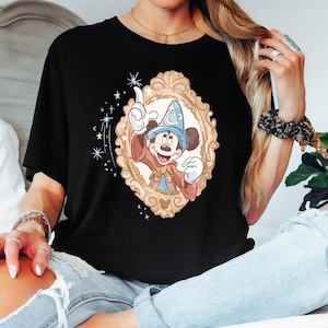 Retro Disney Fantasia Mickey Shirt Disney Mickey Wizard Shirt Disney Family Vacation Disney Kids shirt Retro Wizard Mickey Aesthetic Shirt