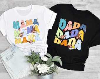 Camiseta de Mamá de Jorge el Curioso, Camiseta de Mamá de Jorge el Curioso, Camiseta Familiar de Jorge el Curioso, Camiseta "La Mejor Mamá del Mundo", Regalos para Mamás Primerizas, Regalo del Día de la Madre