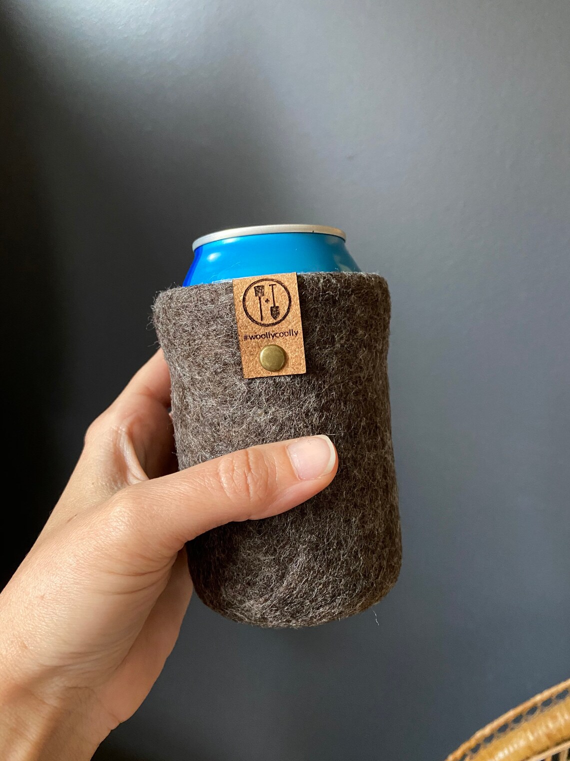 Beer Sleeve Wool Felt Felted Beer Sweater made from Natural Etsy